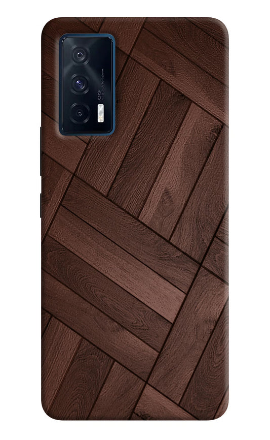 Wooden Texture Design iQOO 7 5G Back Cover