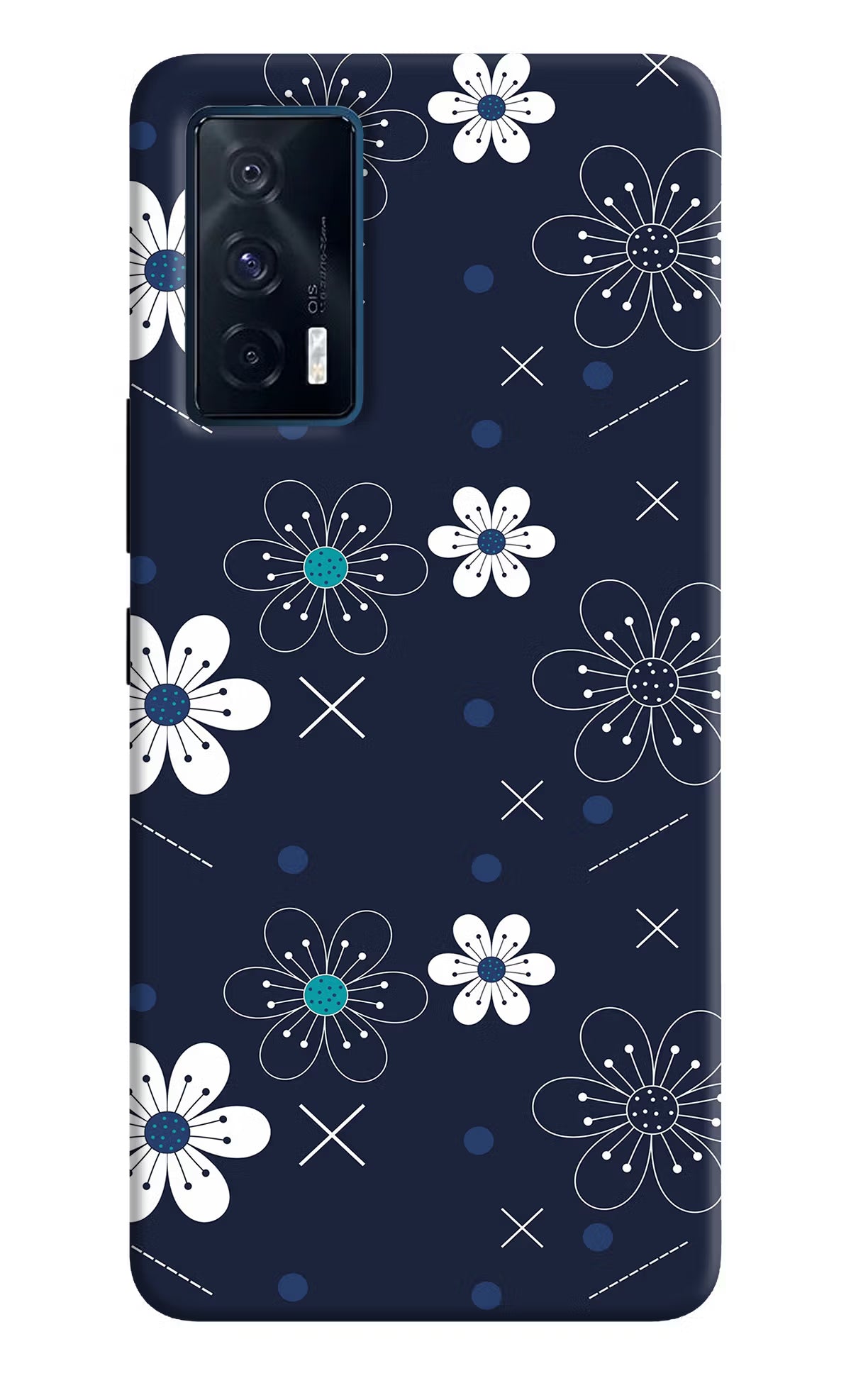 Flowers iQOO 7 5G Back Cover
