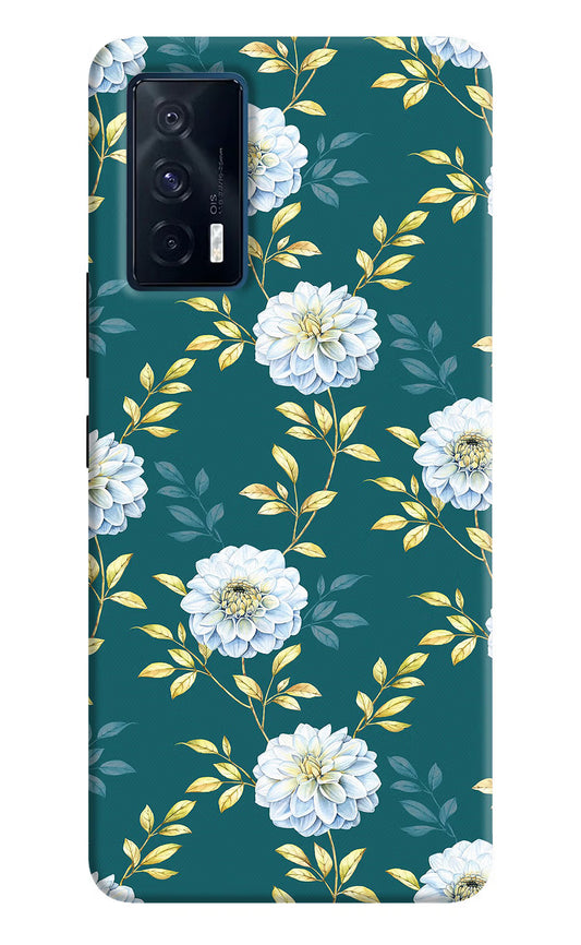 Flowers iQOO 7 5G Back Cover