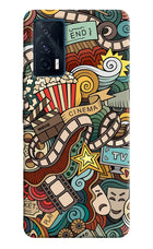 Cinema Abstract iQOO 7 5G Hard Case Back Cover by Casekaro