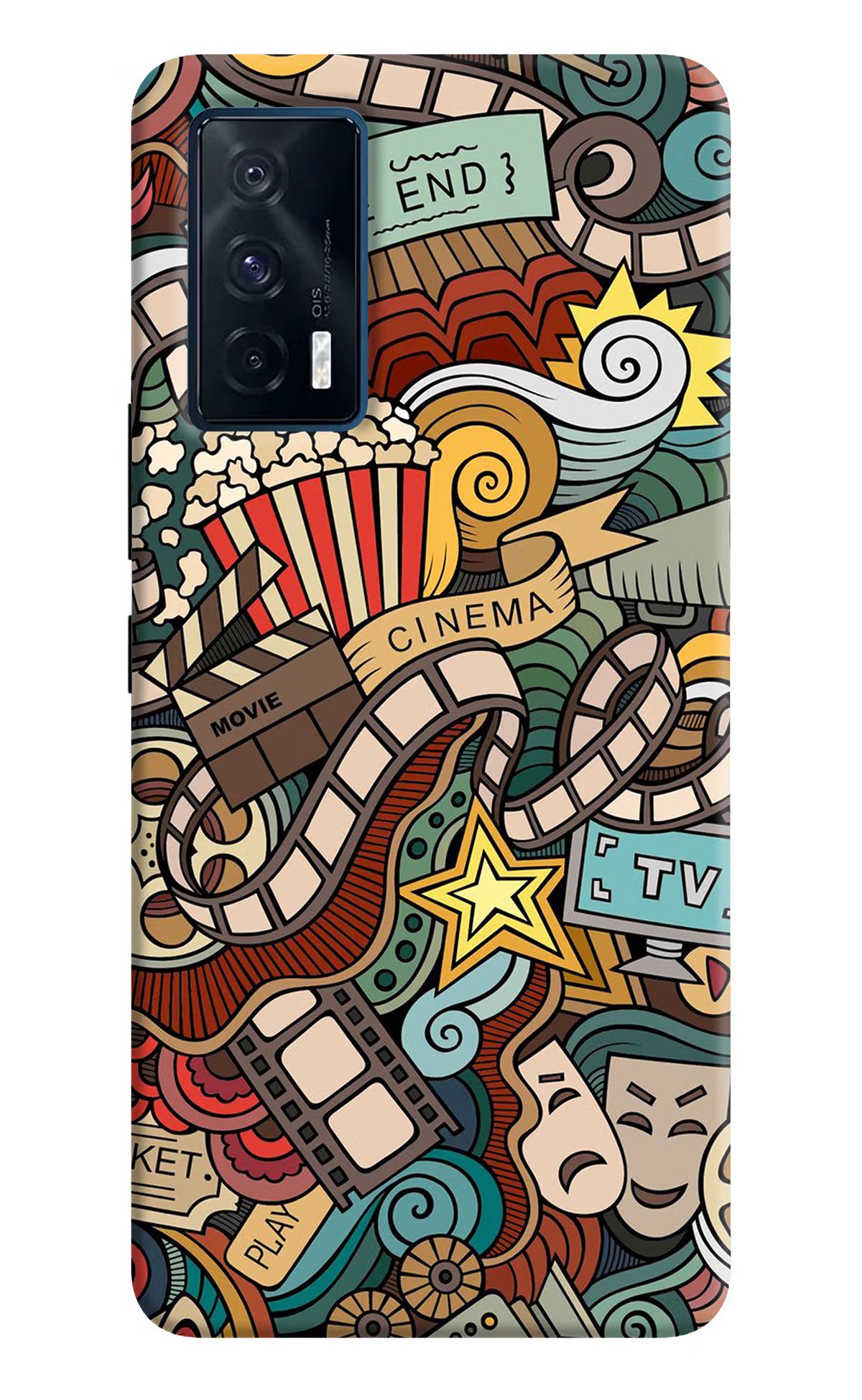 Cinema Abstract iQOO 7 5G Back Cover