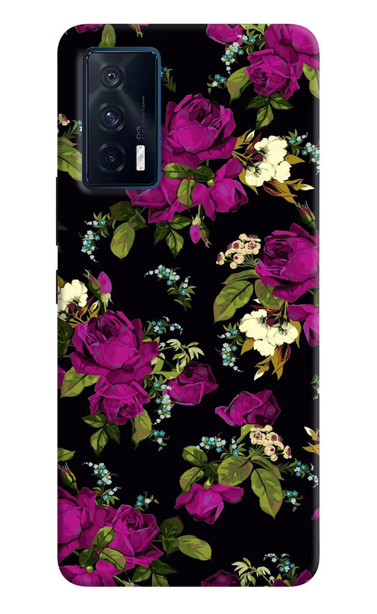 Flowers iQOO 7 5G Back Cover
