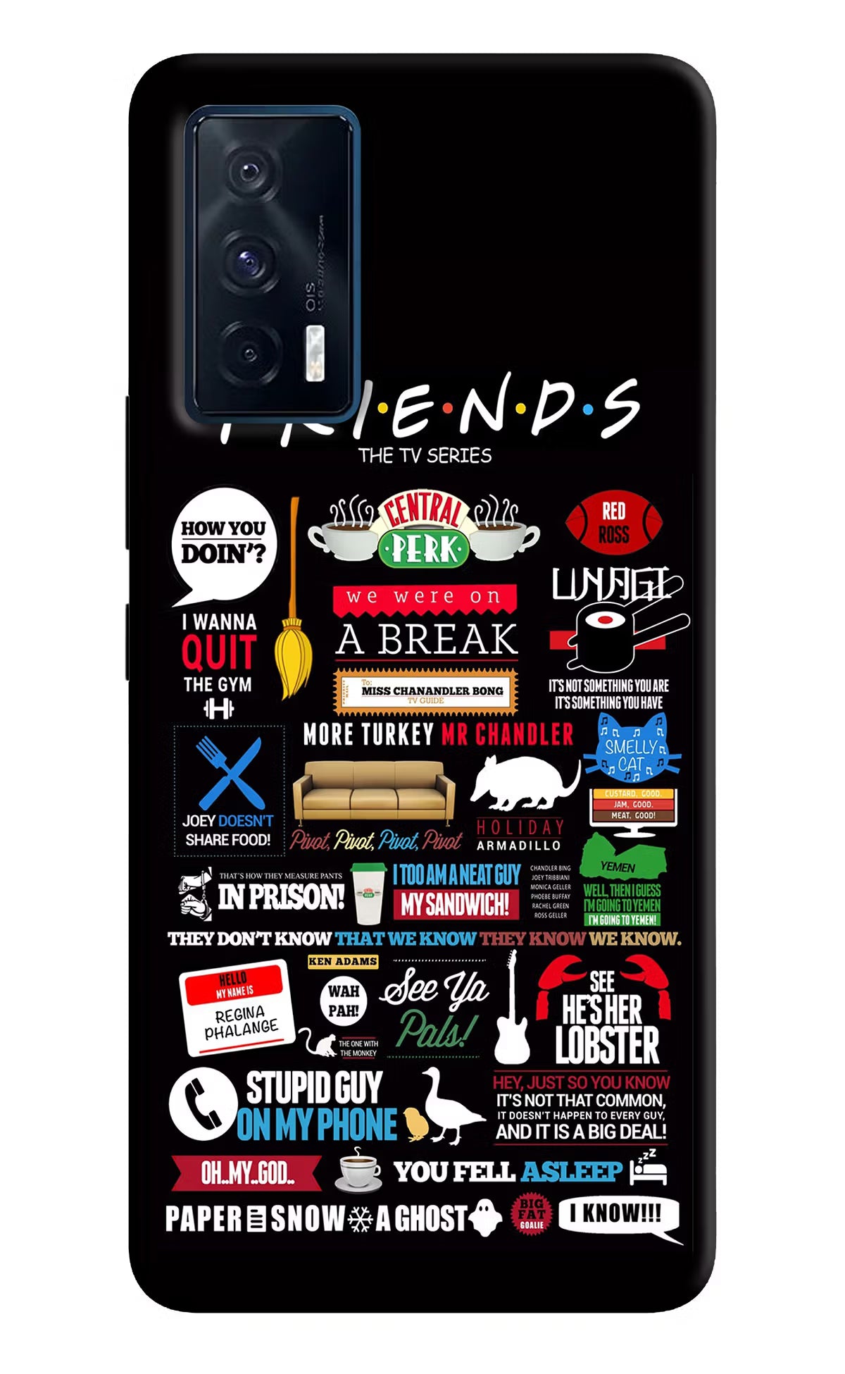 FRIENDS iQOO 7 5G Back Cover