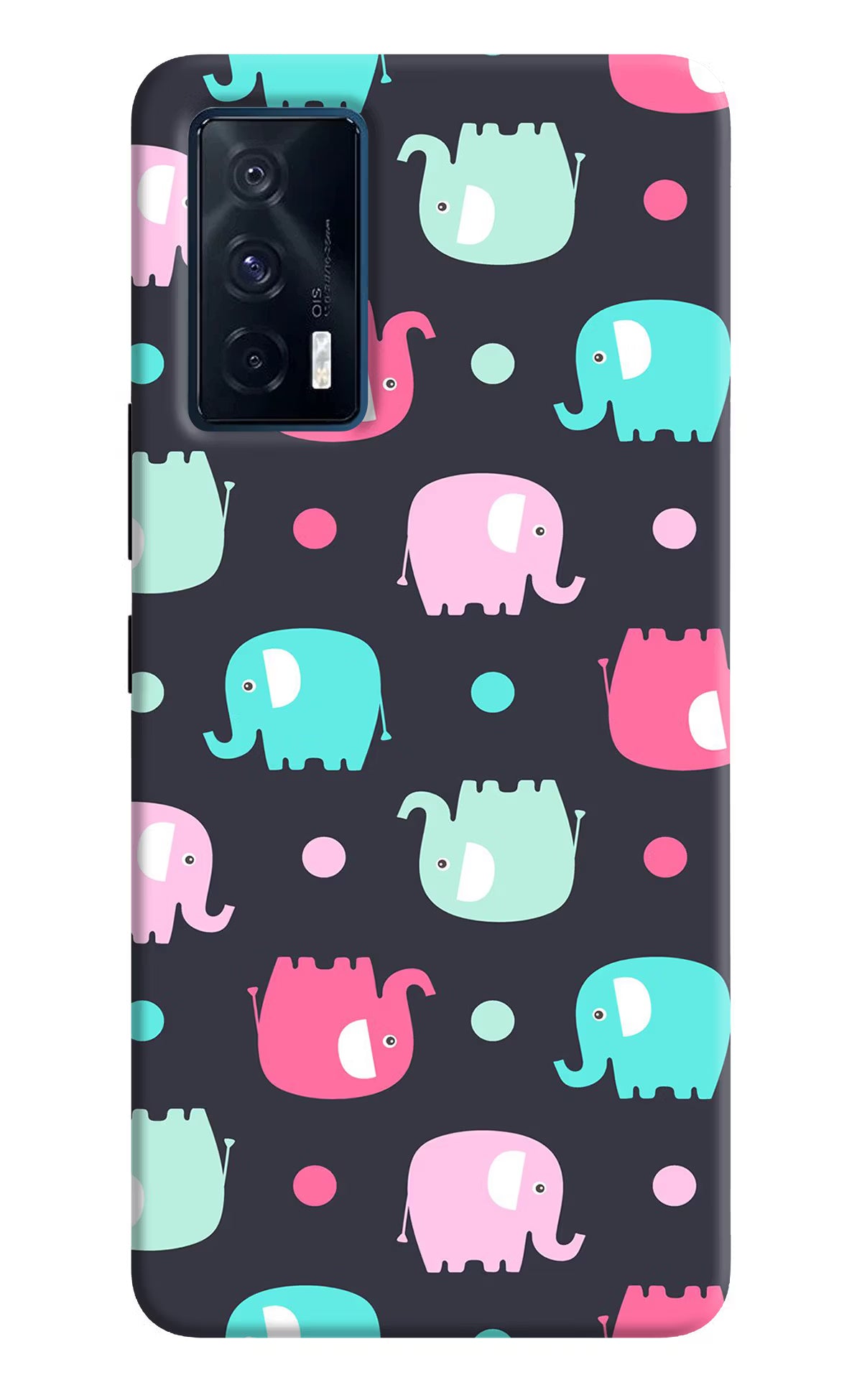Elephants iQOO 7 5G Back Cover