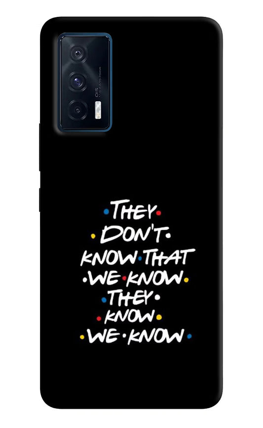 FRIENDS Dialogue iQOO 7 5G Back Cover