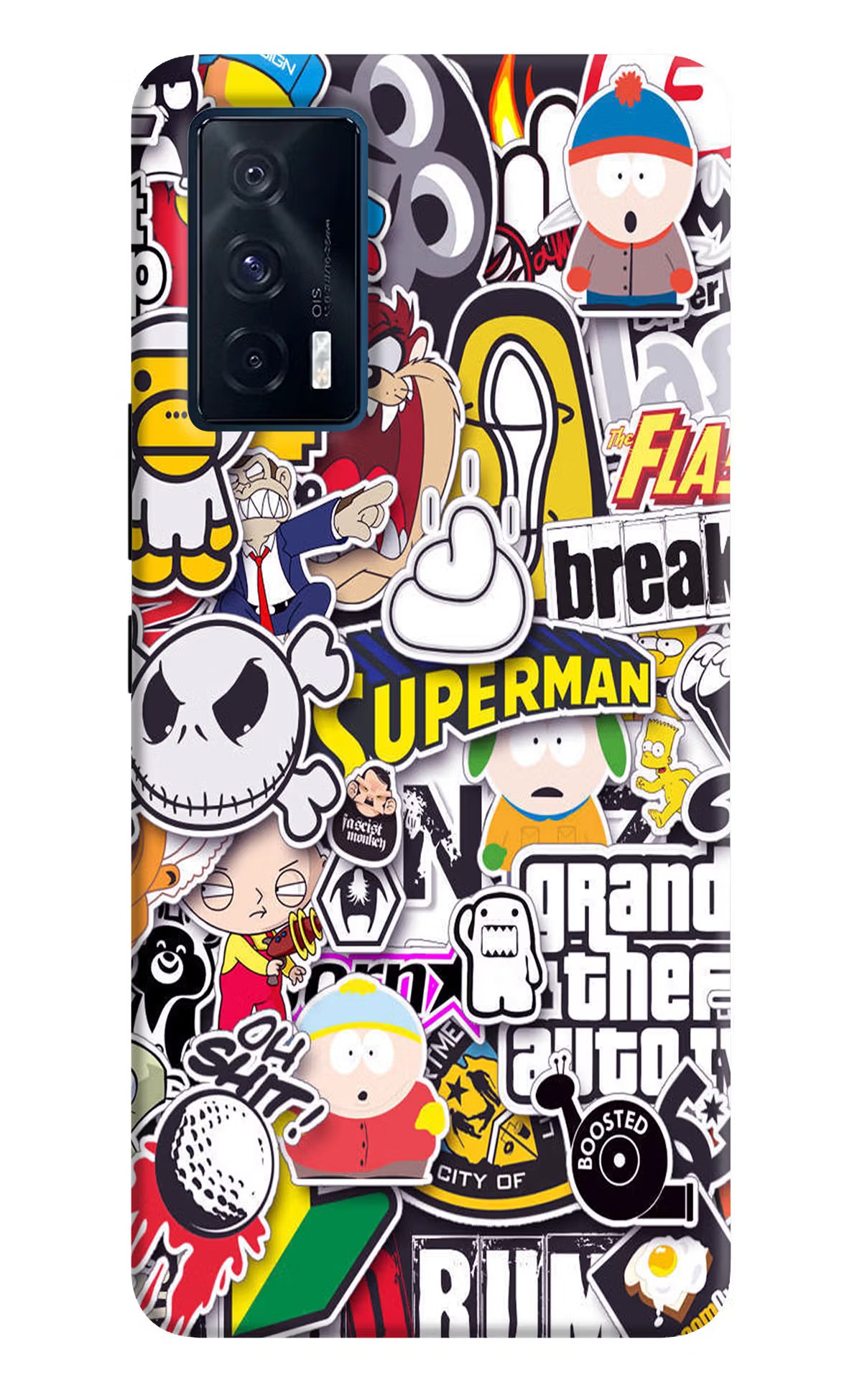 Sticker Bomb iQOO 7 5G Back Cover
