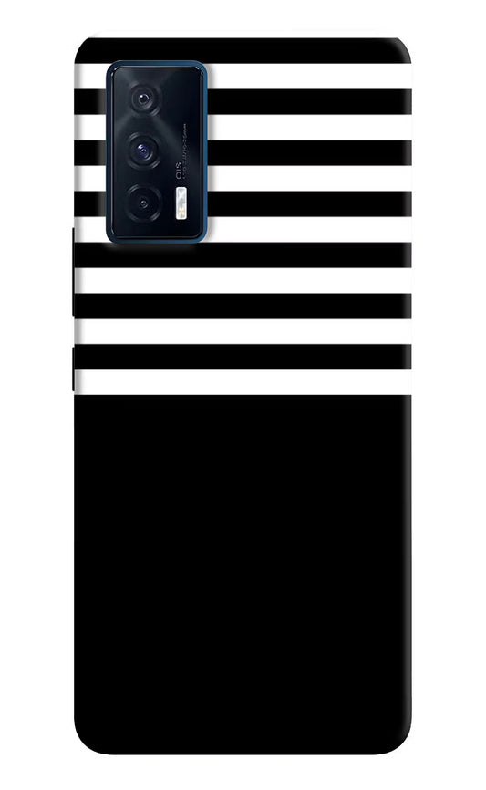 Black and White Print iQOO 7 5G Back Cover