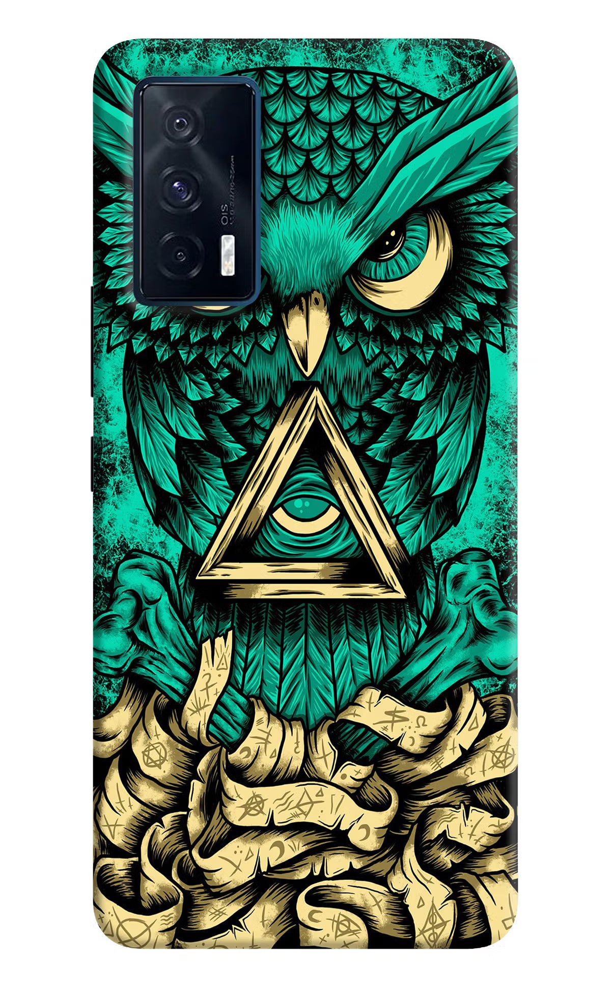 Green Owl iQOO 7 5G Back Cover