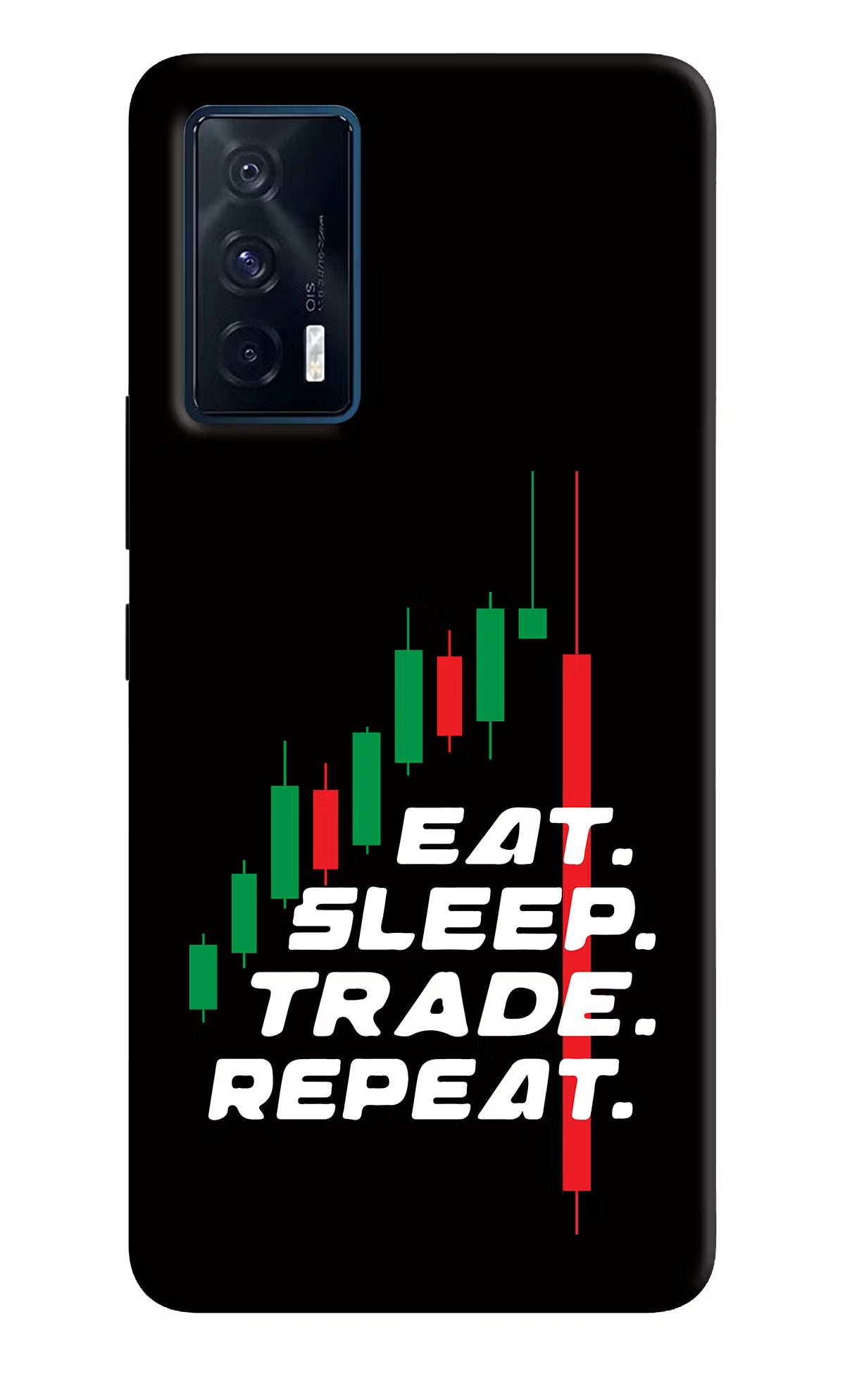 Eat Sleep Trade Repeat iQOO 7 5G Back Cover