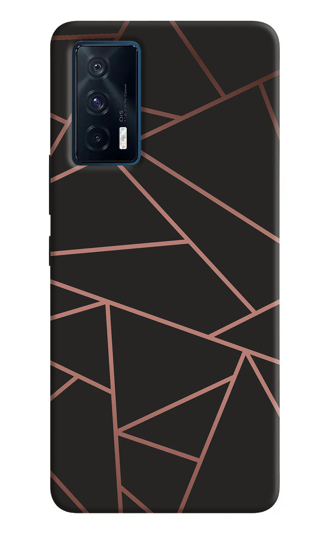 Geometric Pattern iQOO 7 5G Hard Case Back Cover by Casekaro