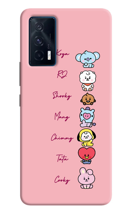 BTS names iQOO 7 5G Back Cover