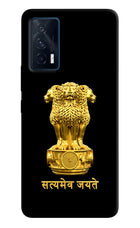 Satyamev Jayate Golden iQOO 7 5G Back Cover