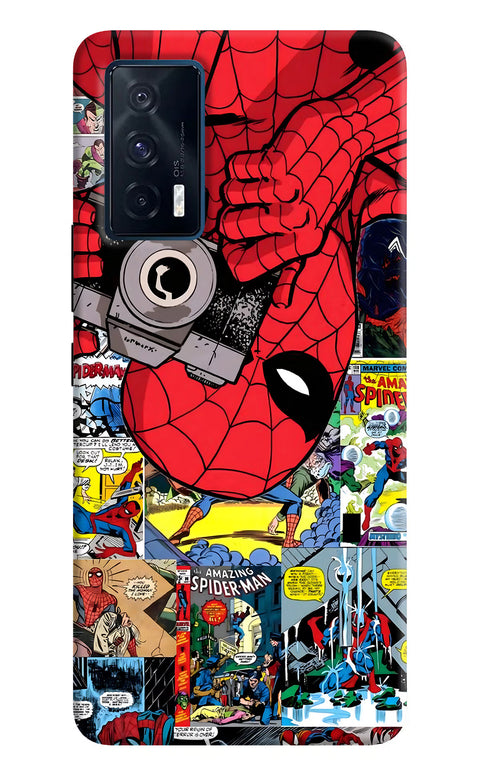 Spider Man iQOO 7 5G Back Cover
