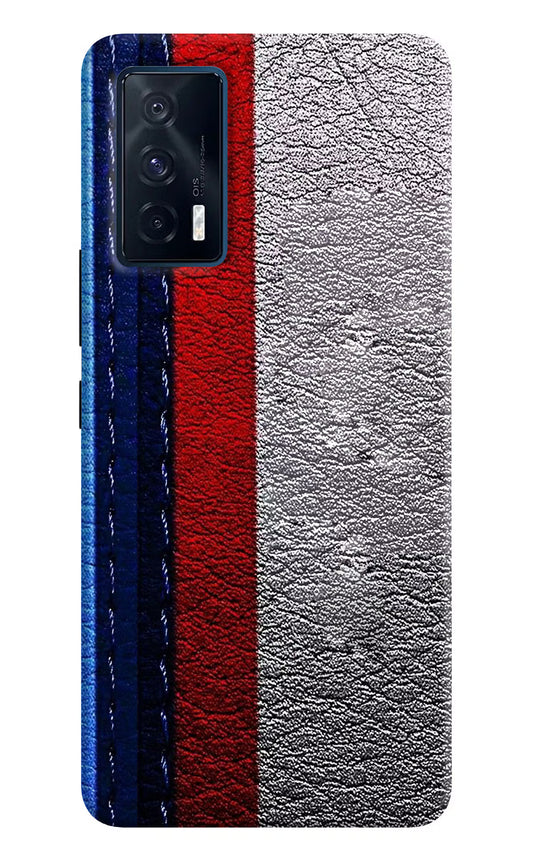BMW Stripes iQOO 7 5G Back Cover