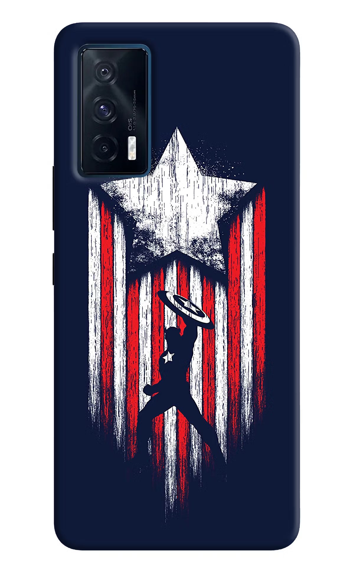 Captain America Marvel Art iQOO 7 5G Back Cover