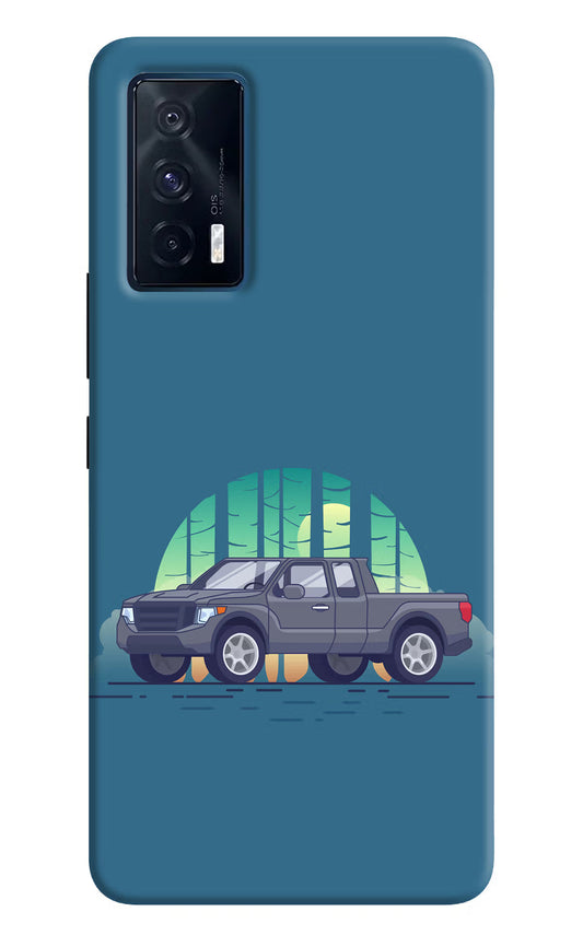 Retro Garage Vibe iQOO 7 5G Back Cover