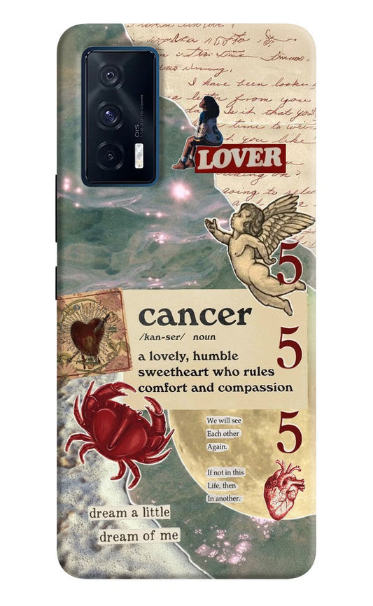Cancer Zodiac iQOO 7 5G Back Cover