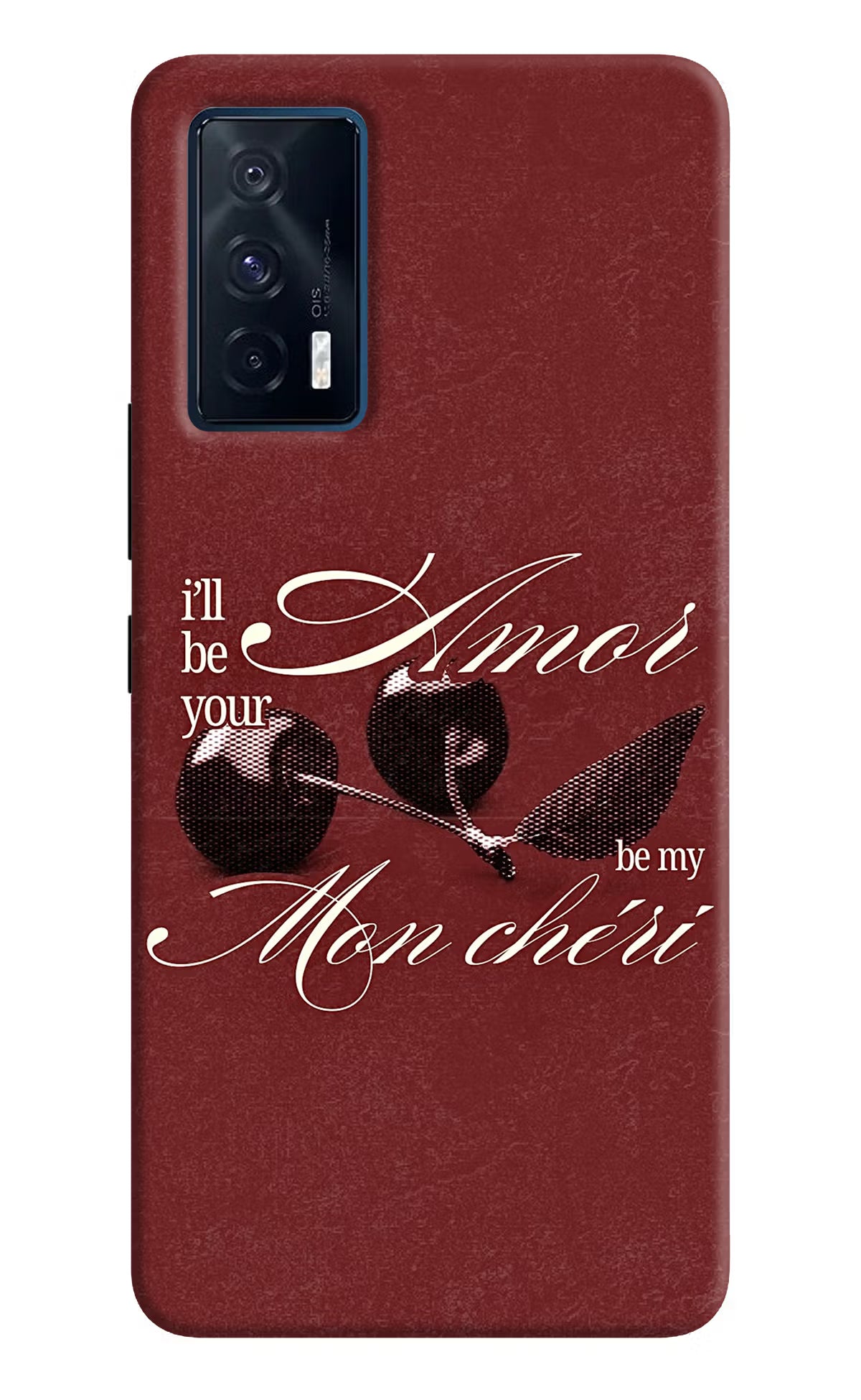 Velvet Cherry iQOO 7 5G Back Cover