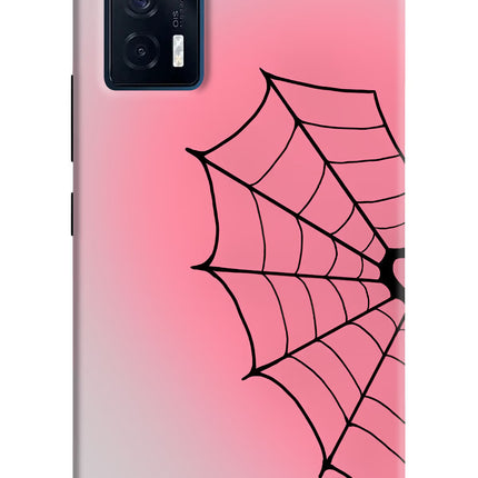 Pink Web iQOO 7 5G Hard Case Back Cover by Casekaro