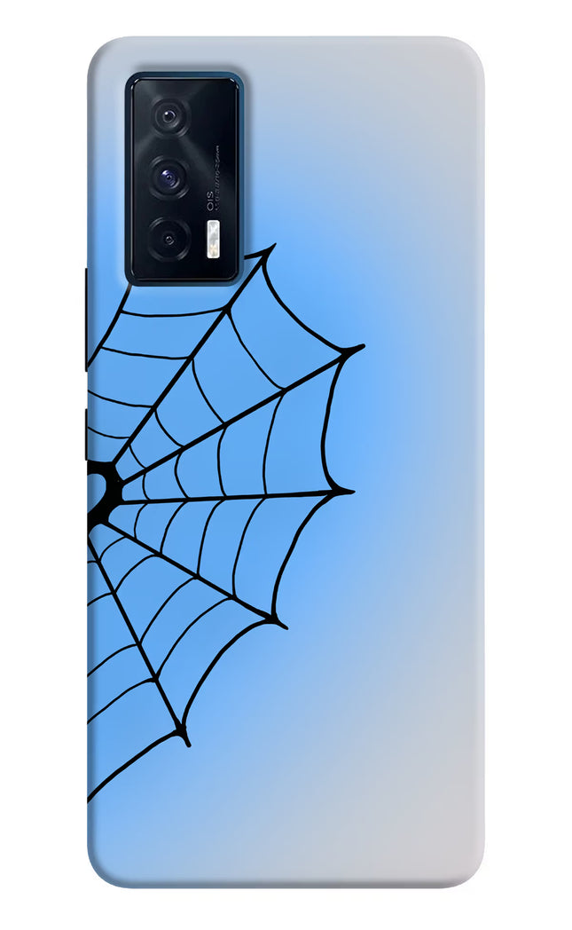 Blue Web iQOO 7 5G Hard Case Back Cover by Casekaro