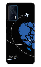 Love Orbit iQOO 7 5G Hard Case Back Cover by Casekaro