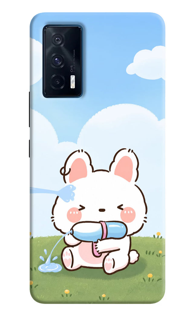 Bunny Treat iQOO 7 5G Hard Case Back Cover by Casekaro
