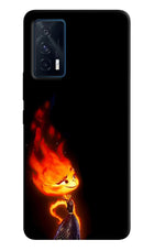 Ember Flame iQOO 7 5G Hard Case Back Cover by Casekaro