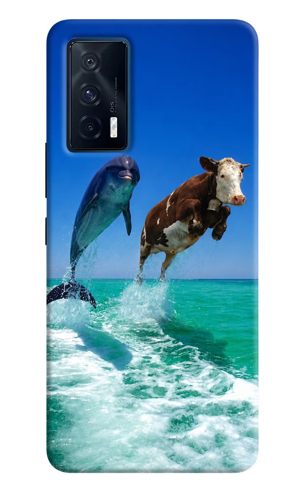 Dolphin vs Cow iQOO 7 5G Back Cover