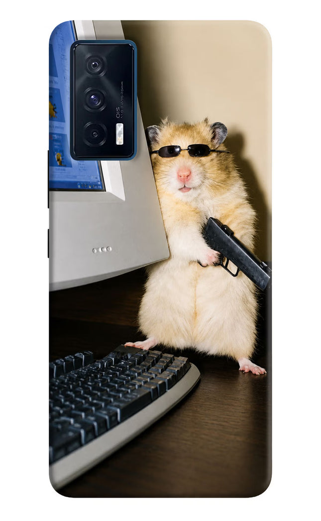 Hacker Hamster iQOO 7 5G Hard Case Back Cover by Casekaro