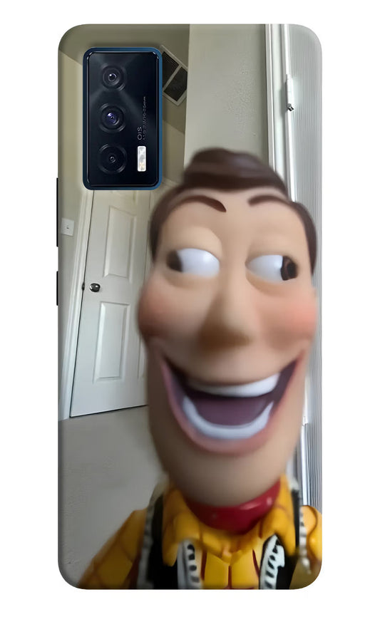 Side Eye Woody iQOO 7 5G Hard Case Back Cover by Casekaro