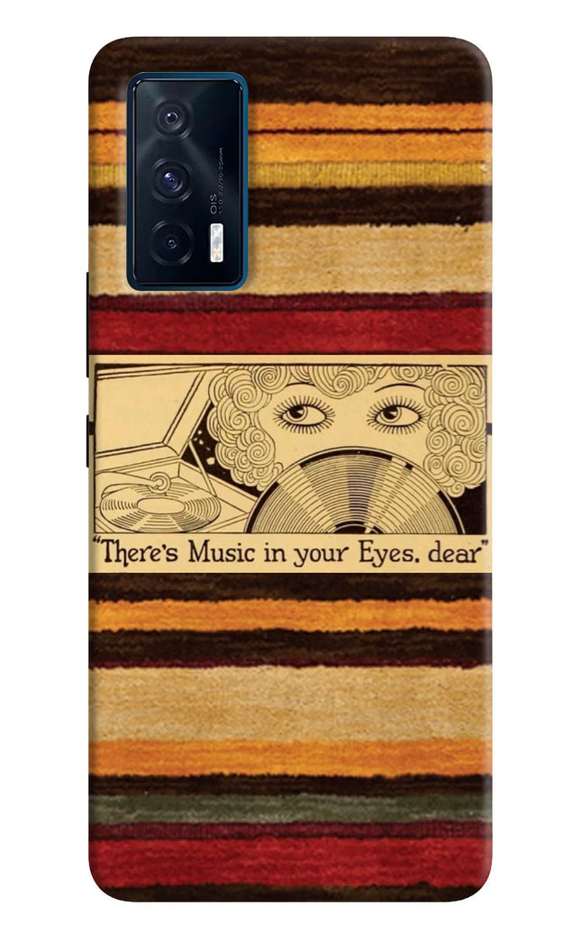 Vinyl Stripes iQOO 7 5G Hard Case Back Cover by Casekaro