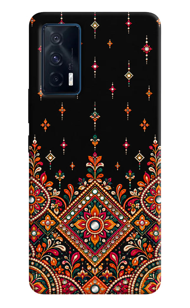 Noir Mehfil iQOO 7 5G Hard Case Back Cover by Casekaro