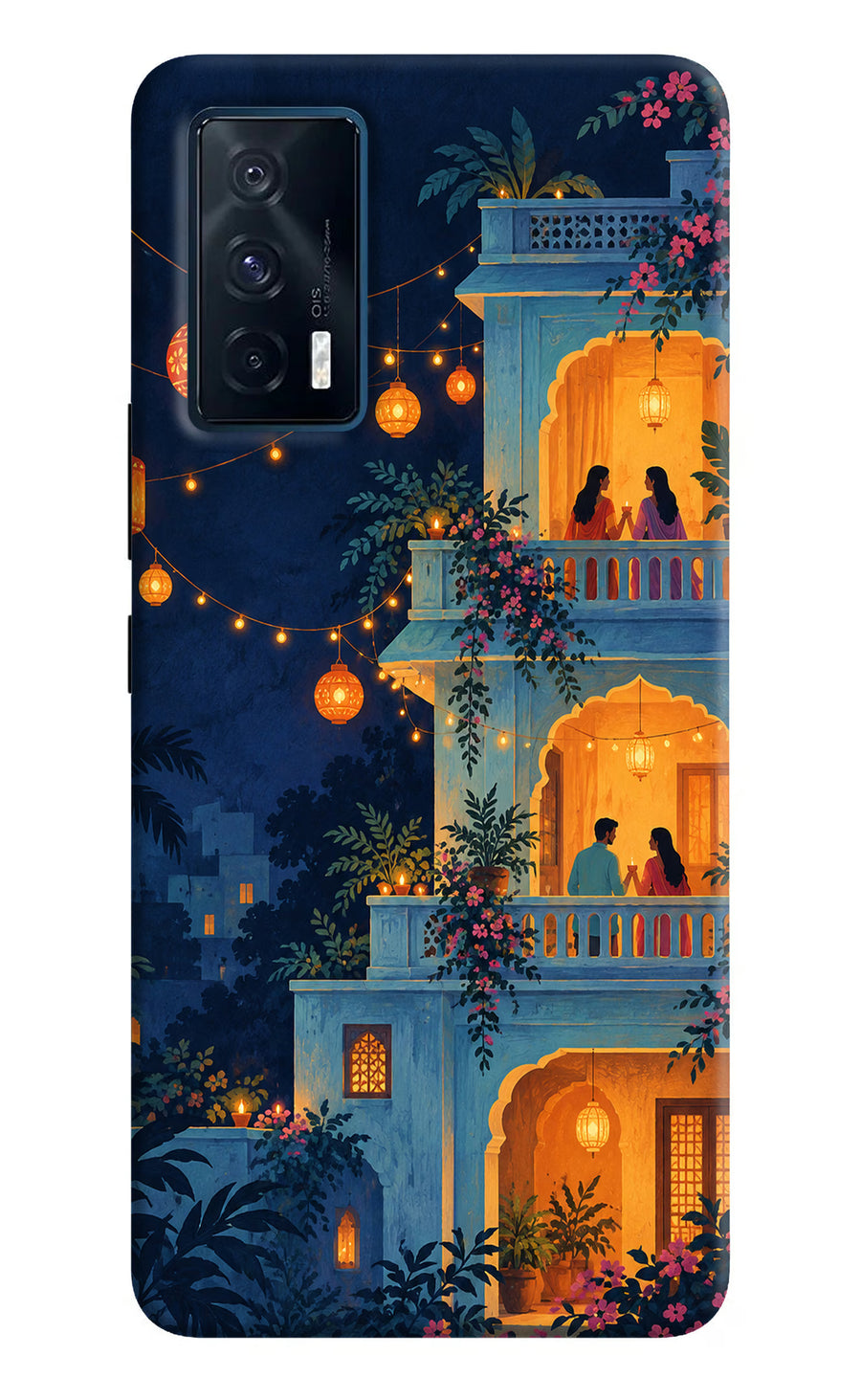 Balcony Glow iQOO 7 5G Back Cover, Hard case