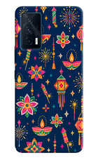 Festive Pop iQOO 7 5G Hard Case Back Cover by Casekaro