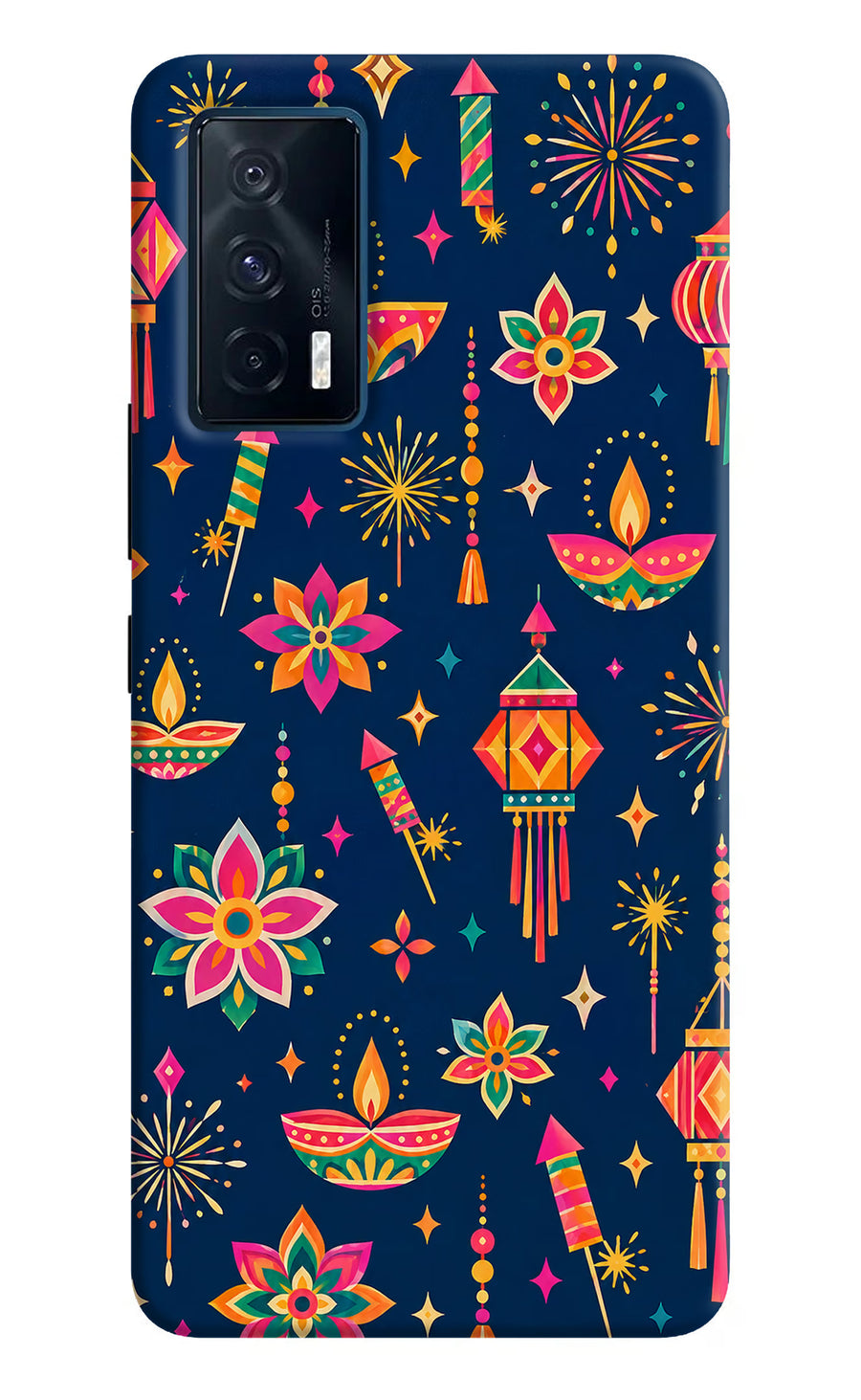 Festive Pop iQOO 7 5G Back Cover, Hard case
