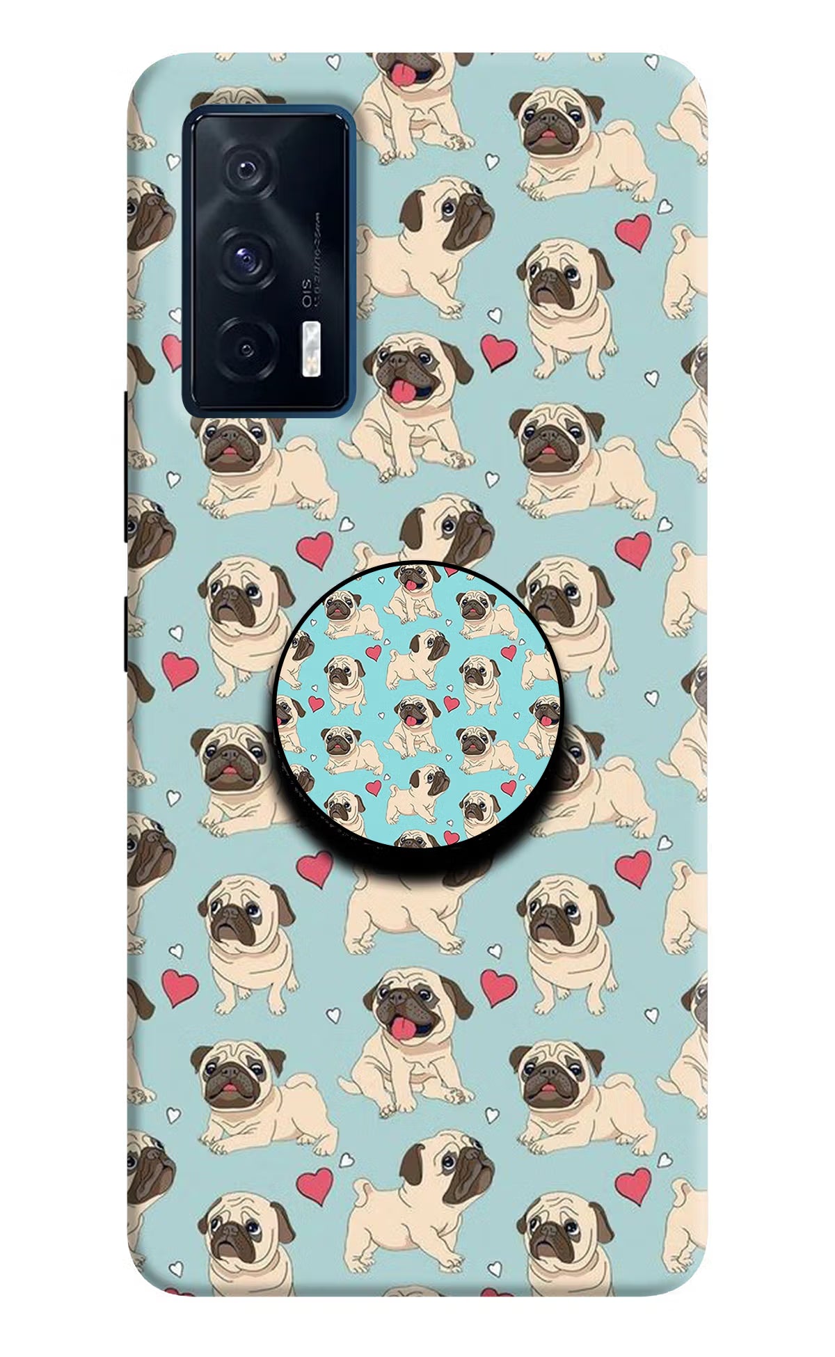 Pug Dog iQOO 7 5G Pop Case