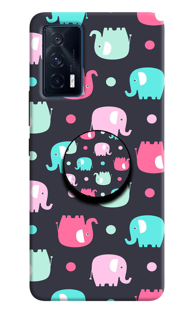 Baby Elephants iQOO 7 5G Pop Case