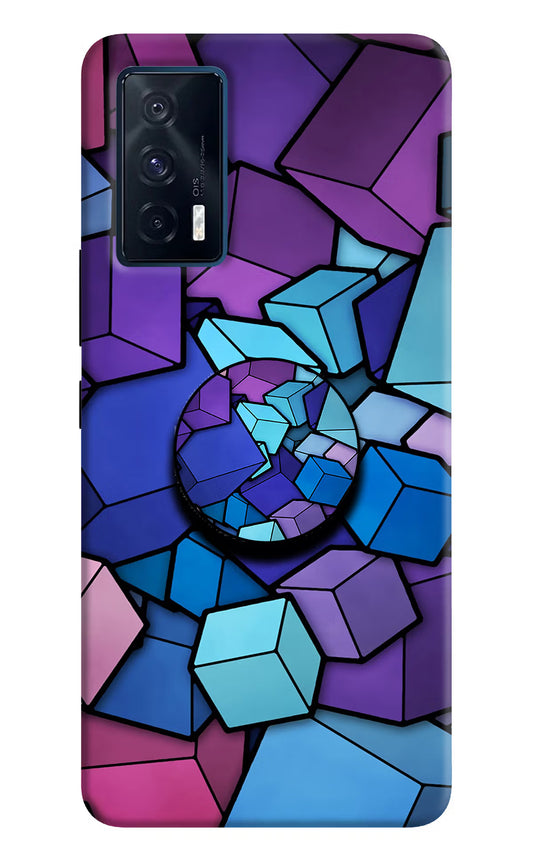 Cubic Abstract iQOO 7 5G Pop Case