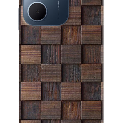 Wooden Cube Design Oppo A5x 5G Hard Case Back Cover by Casekaro