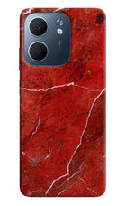 Red Marble Design Oppo A5x 5G Hard Case Back Cover by Casekaro