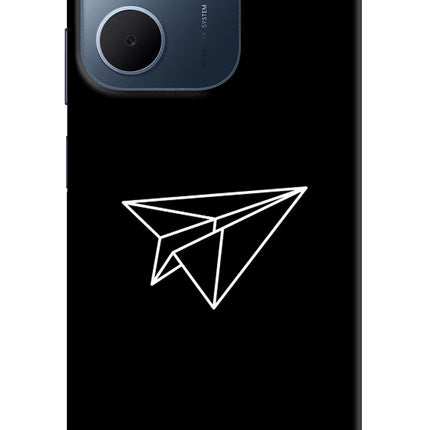 Paper Plane White Oppo A5x 5G Hard Case Back Cover by Casekaro
