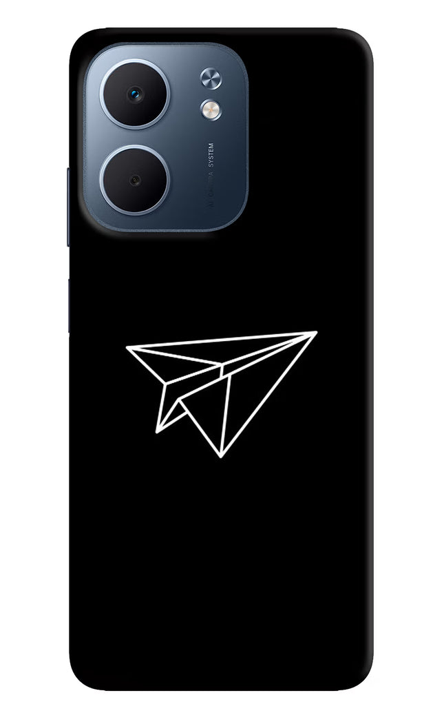 Paper Plane White Oppo A5x 5G Hard Case Back Cover by Casekaro