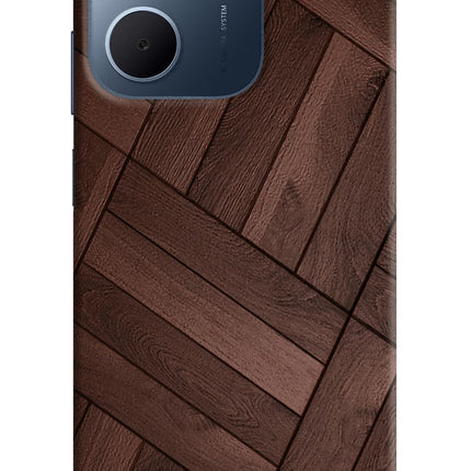 Wooden Texture Design Oppo A5x 5G Hard Case Back Cover by Casekaro