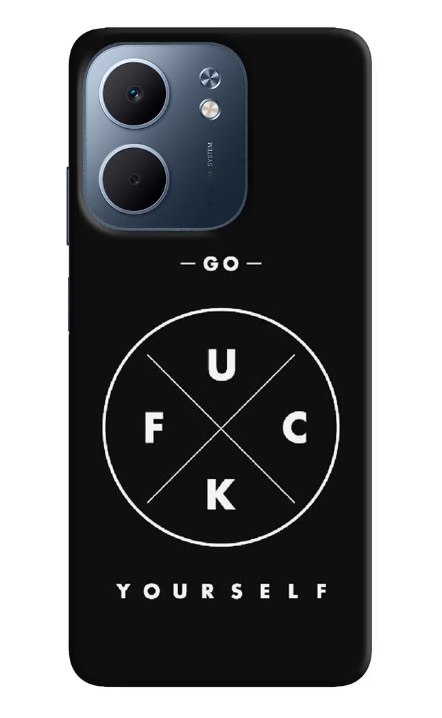 Go Fuck Yourself Oppo A5x 5G Hard Case Back Cover by Casekaro