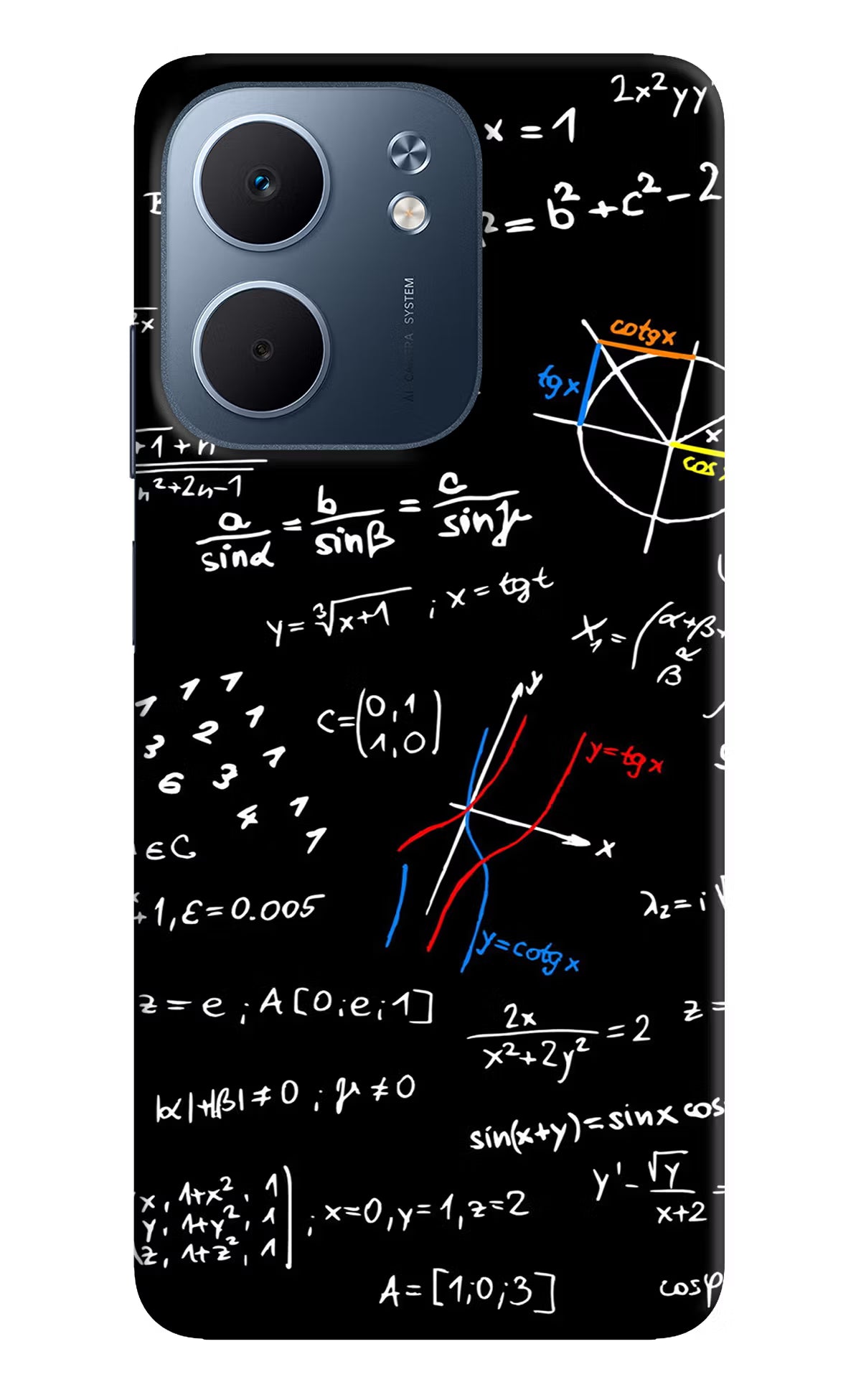 Mathematics Formula Oppo A5x 5G Hard Case Back Cover by Casekaro