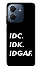 Idc Idk Idgaf Oppo A5x 5G Hard Case Back Cover by Casekaro