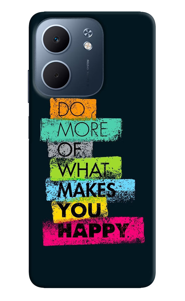 Do More Of What Makes You Happy Oppo A5x 5G Hard Case Back Cover by Casekaro