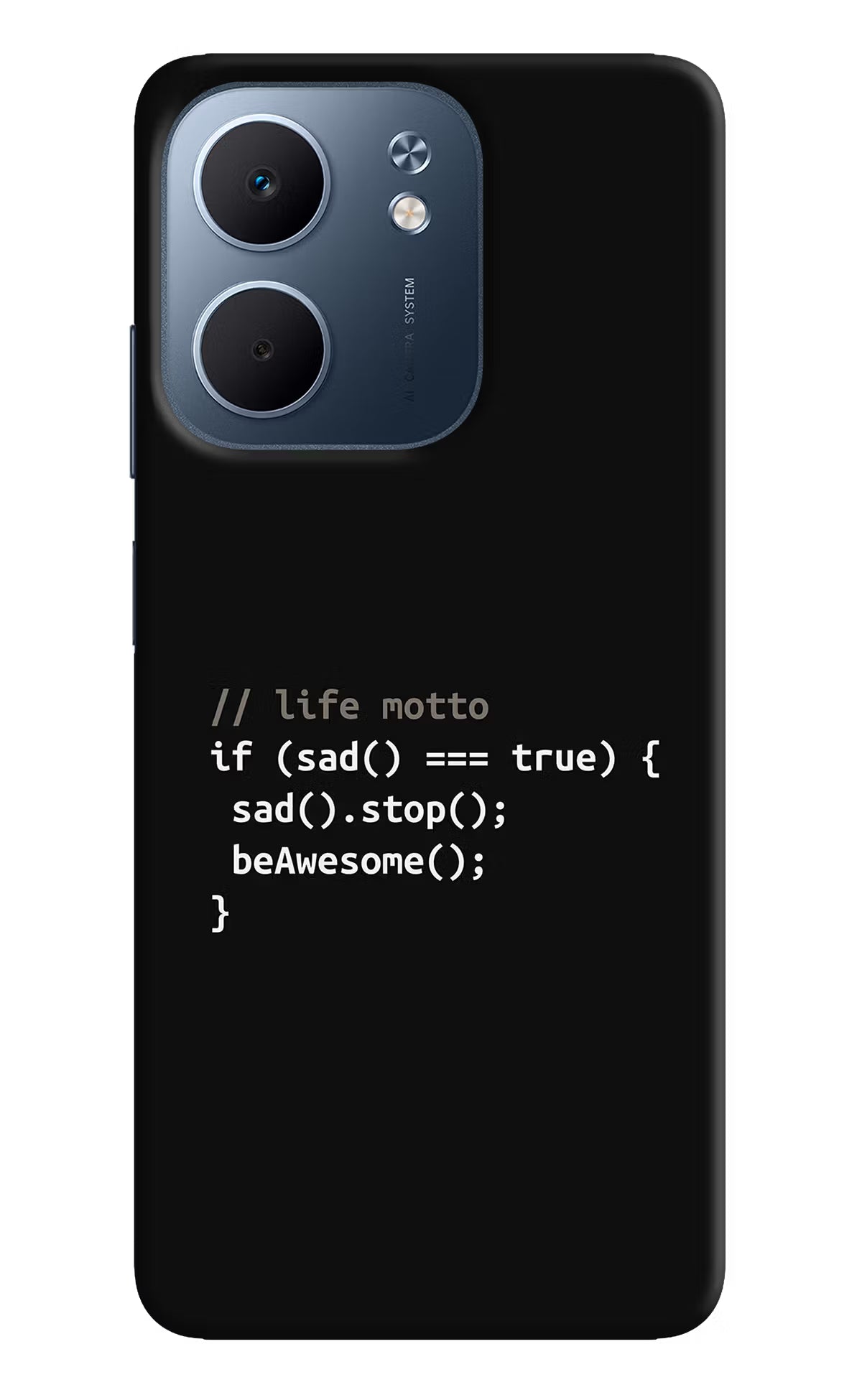 Life Motto Code Oppo A5x 5G Hard Case Back Cover by Casekaro