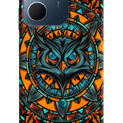 Angry Owl Art Oppo A5x 5G Hard Case Back Cover by Casekaro
