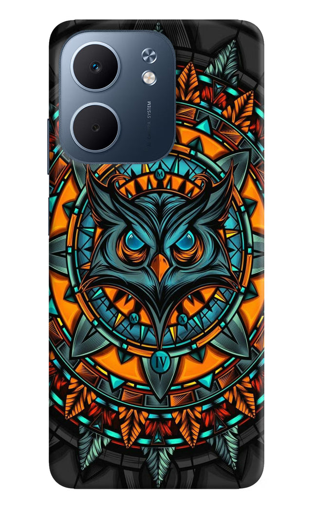 Angry Owl Art Oppo A5x 5G Hard Case Back Cover by Casekaro